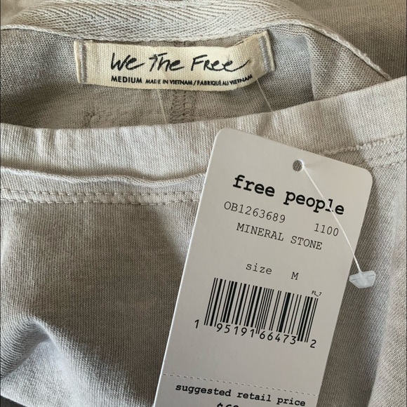 Free People Oversized Muscle Tee - Picture 7 of 7